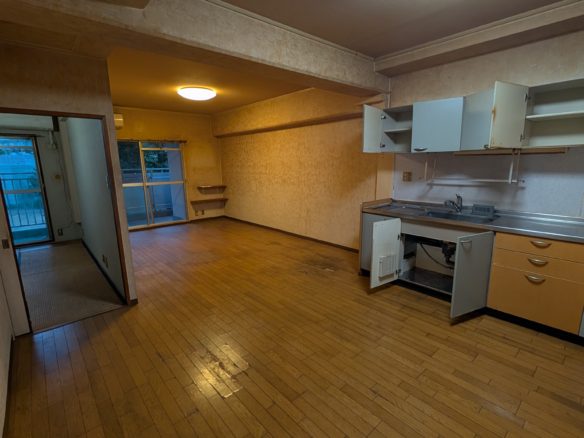 Apartment for sale in Port Island Kobe - Amazing Realty - Living Room Dining Kitchen 2