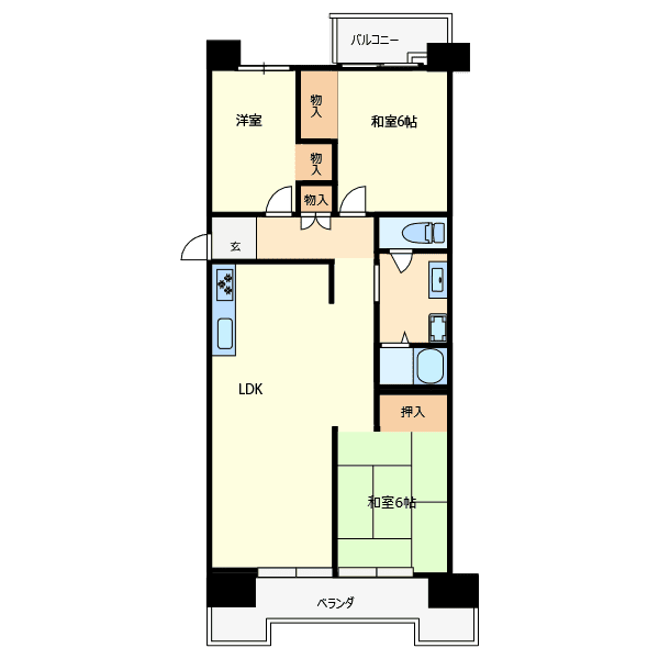 Port Island 3LDK Apartment for Sale in Kobe | ¥14 Million